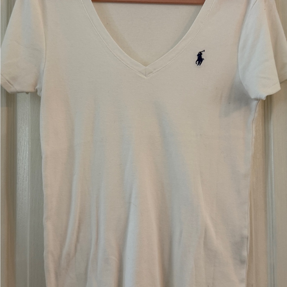 Kim Rogers Ralph Lauren Sport Classic White Cotton Tee